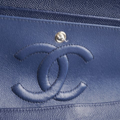 Chanel Caviar M/L Classic Flap Navy