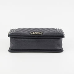 Chanel Old Medium Caviar Boy Black