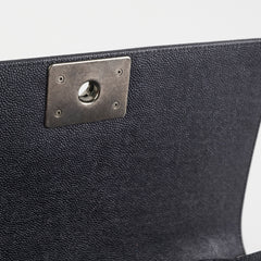 Chanel Old Medium Caviar Boy Black