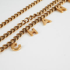 Chanel Logo Chain Belt