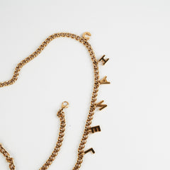 Chanel Logo Chain Belt