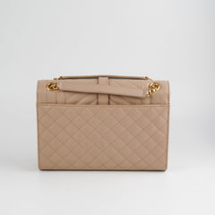 Saint Laurent Medium Envelope Beige