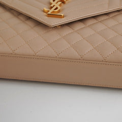 Saint Laurent Medium Envelope Beige
