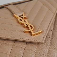 Saint Laurent Medium Envelope Beige