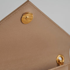 Saint Laurent Medium Envelope Beige