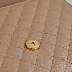 Saint Laurent Medium Envelope Beige