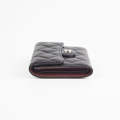 Chanel Fold Caviar Black Wallet
