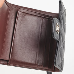 Chanel Fold Caviar Black Wallet