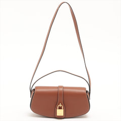 Celine Clutch on Strap Tabou Brown/Tan