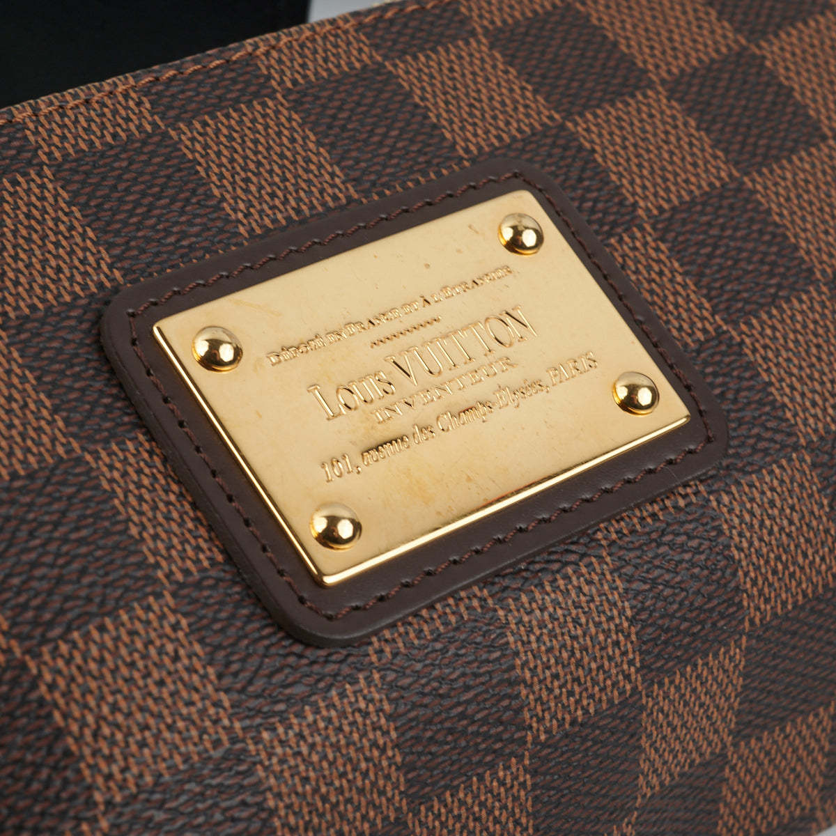 Authentic Louis Vuitton Damier Ebene Canvas Eva Clutch Bag – Paris Station  Shop