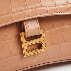 Balenciaga Soft Hourglass Bag Beige Medium Size