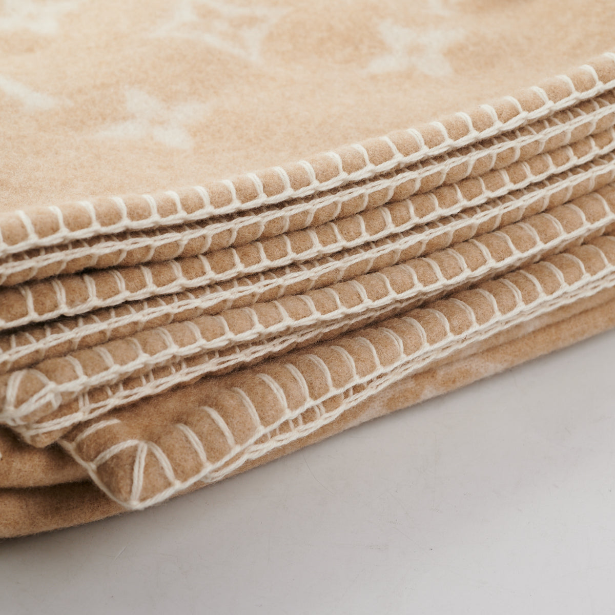 LOUIS VUITTON M76032 Monogram Blanket Cashmere Wool From Japan