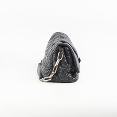 Dior Cannage Lock Bag Black