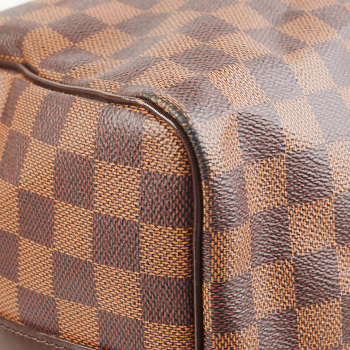 Auth Louis Vuitton Speedy Bandouliere 35 Damier Ebene N41182 With Invoice  LD347