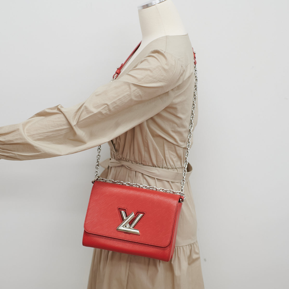 Louis Vuitton Red EPI Twist mm