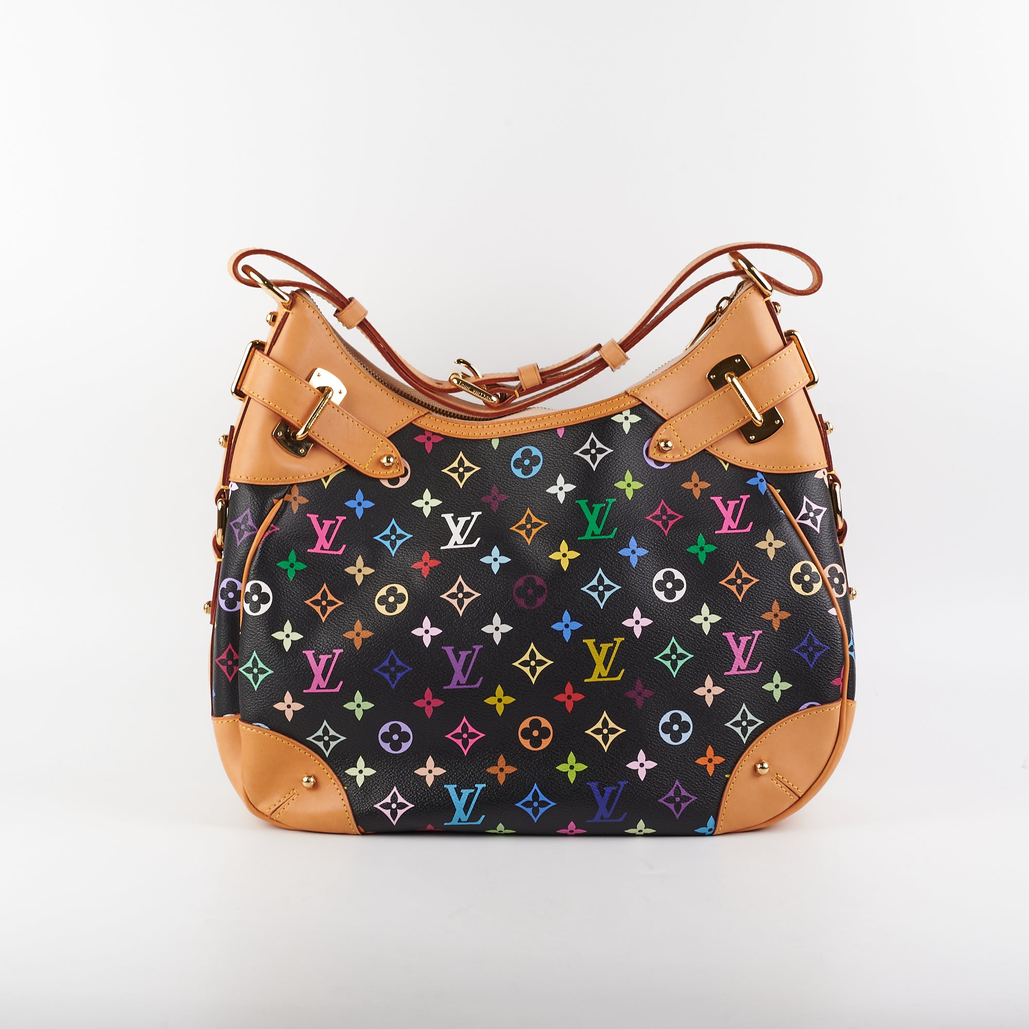Louis Vuitton Black Monogram Multicolor Greta Bag - ShopperBoard