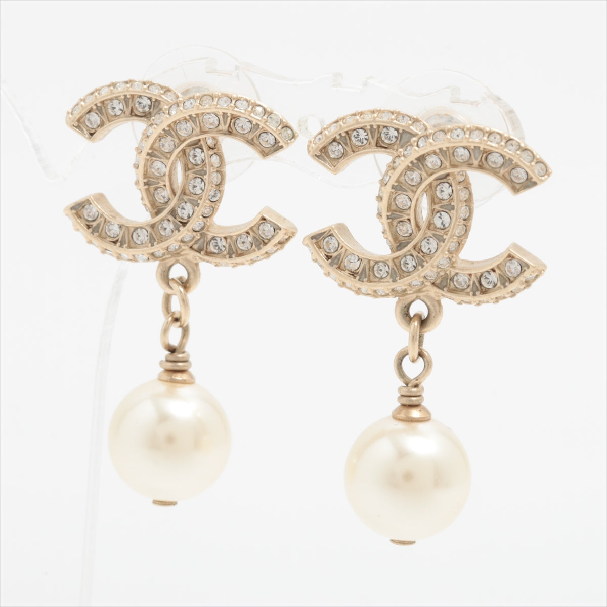 Chanel costume jewelry cc earrings Clearance