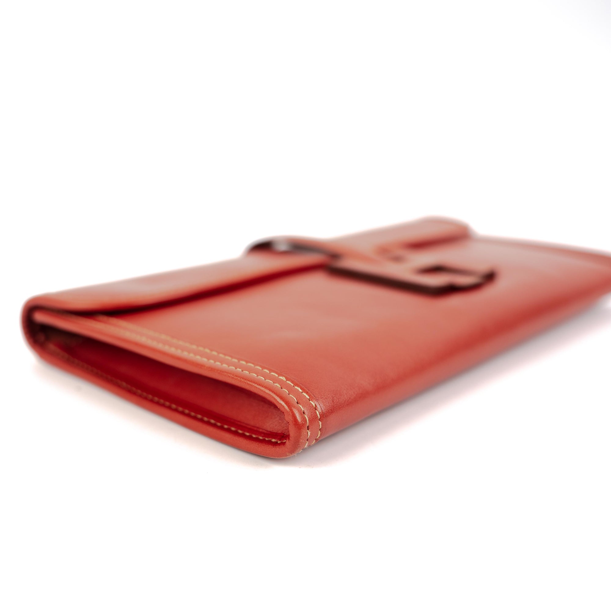 hermes red clutch