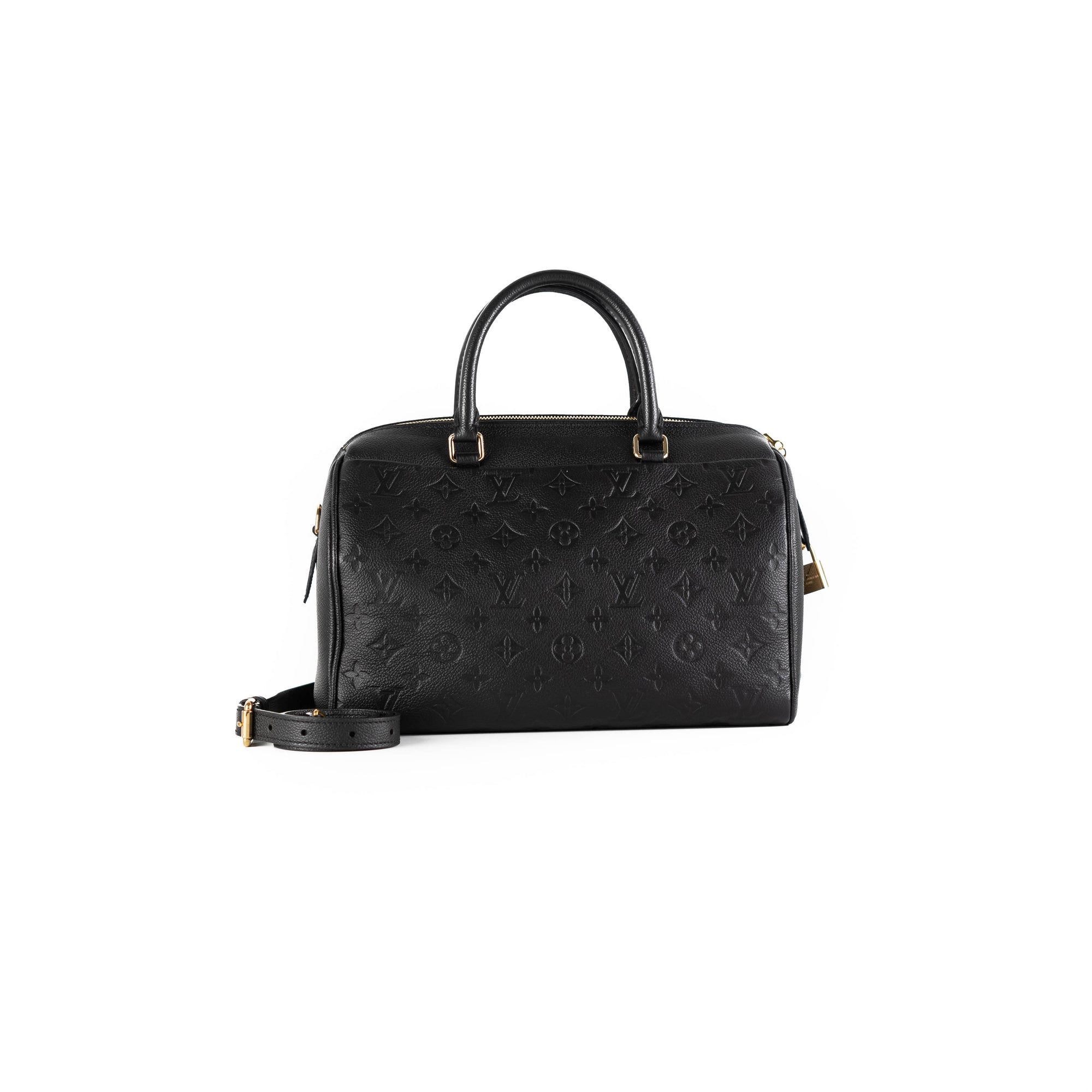 Louis Vuitton Speedy B 30 Empreinte Leather Black - THE PURSE AFFAIR