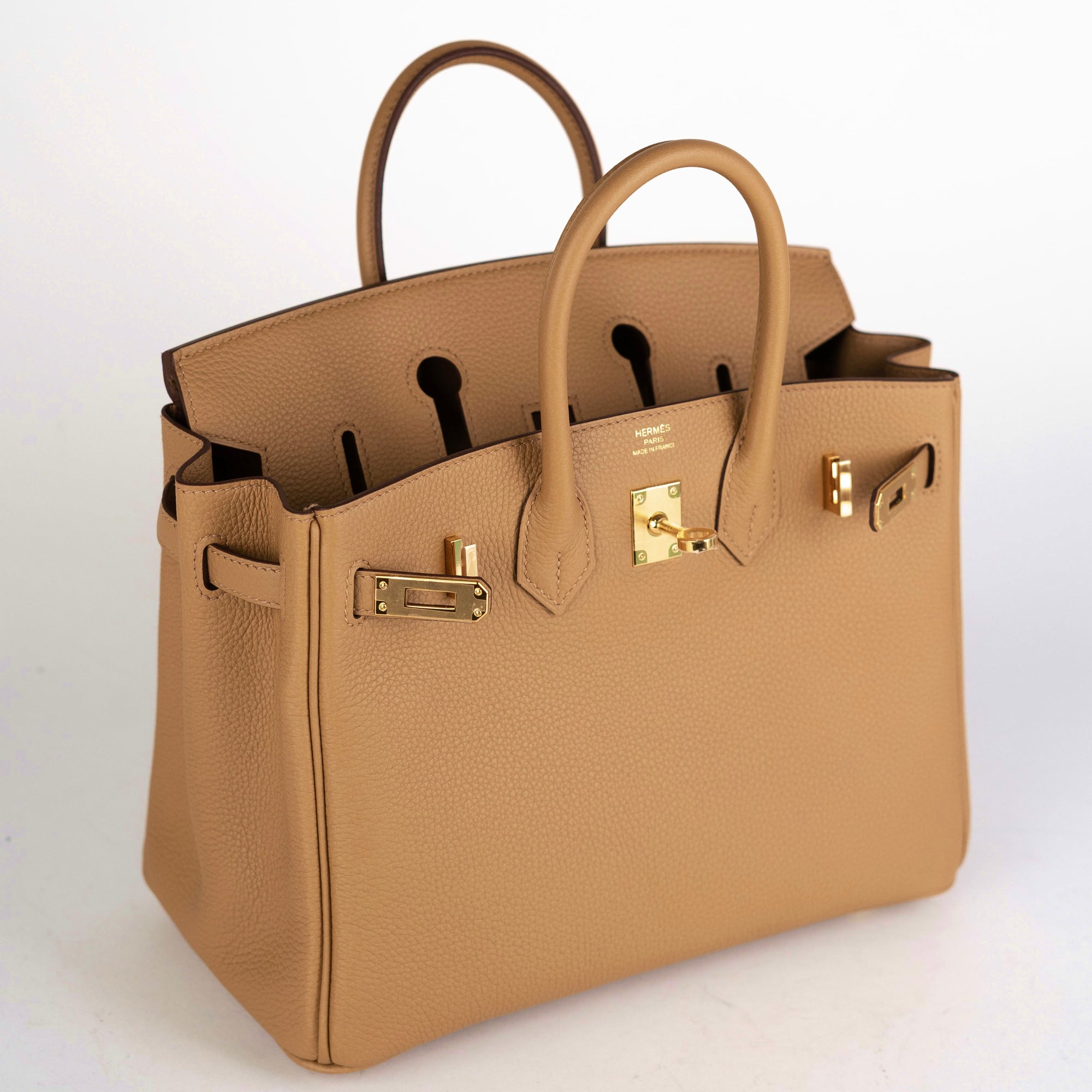 Hermès Authenticated Birkin 25 Leather Handbag
