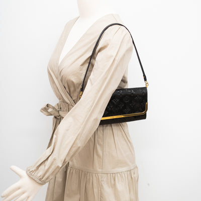 Louis Vuitton Vernis Navy Rossmore Clutch Bag