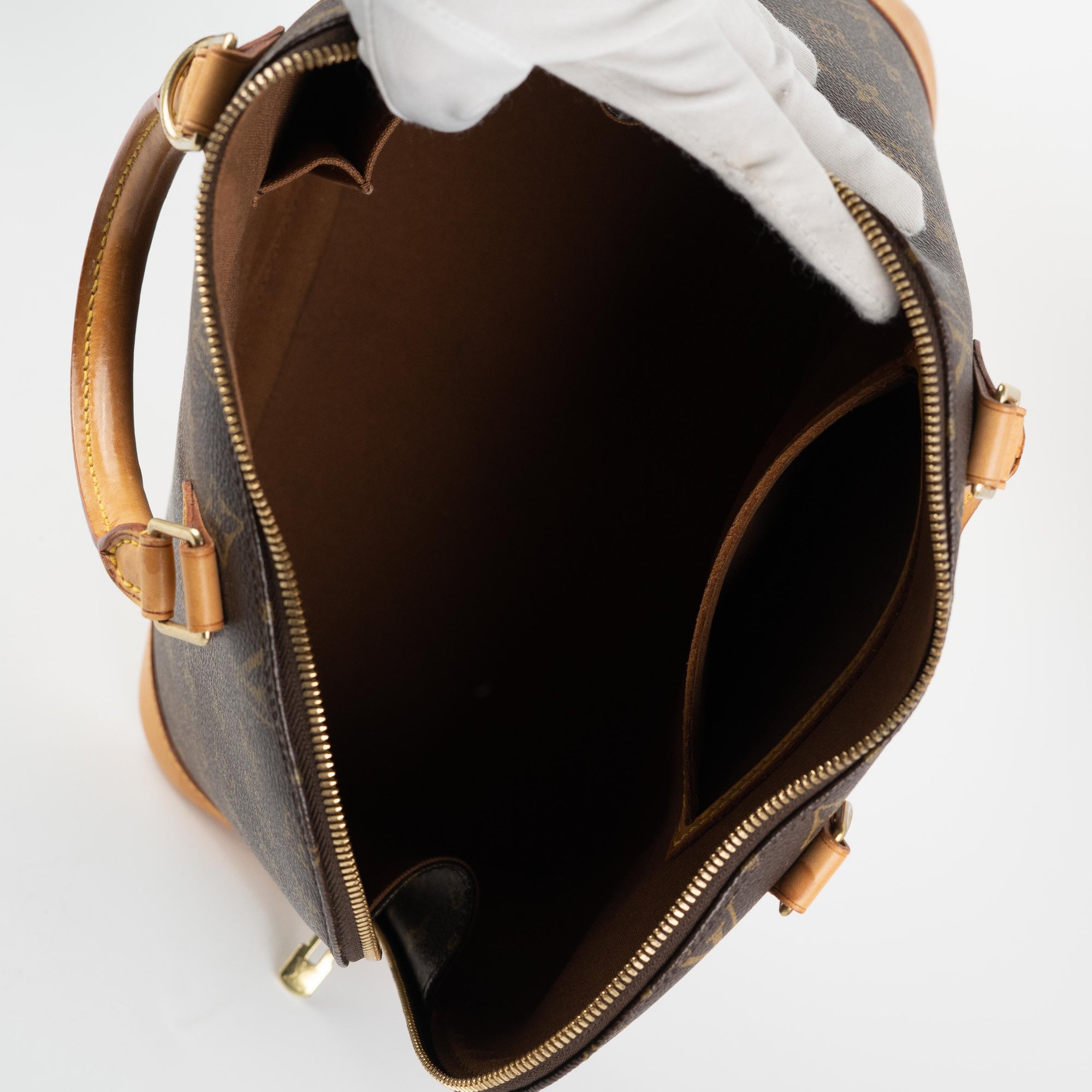 Louis Vuitton Macassar Monogram Alma PM 12l101 Leather ref.294714