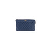 Chanel Quilted Pouch/Clutch Lambskin Navy