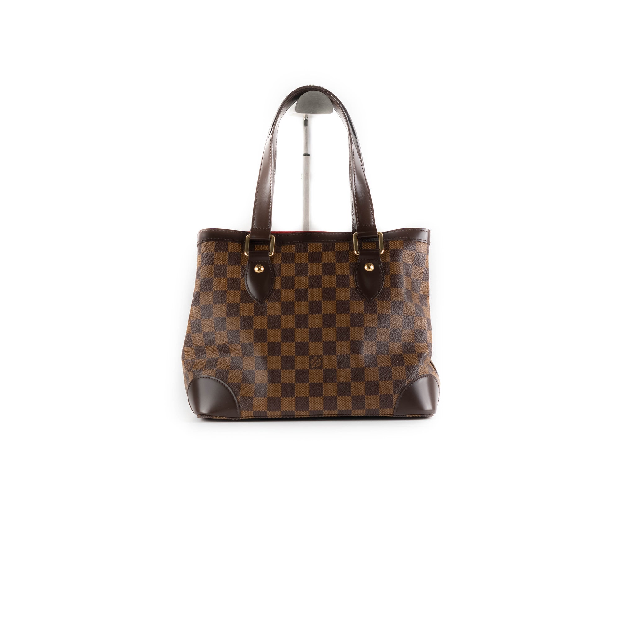 Brown Louis Vuitton Damier Ebene Hampstead PM Tote Bag – Designer