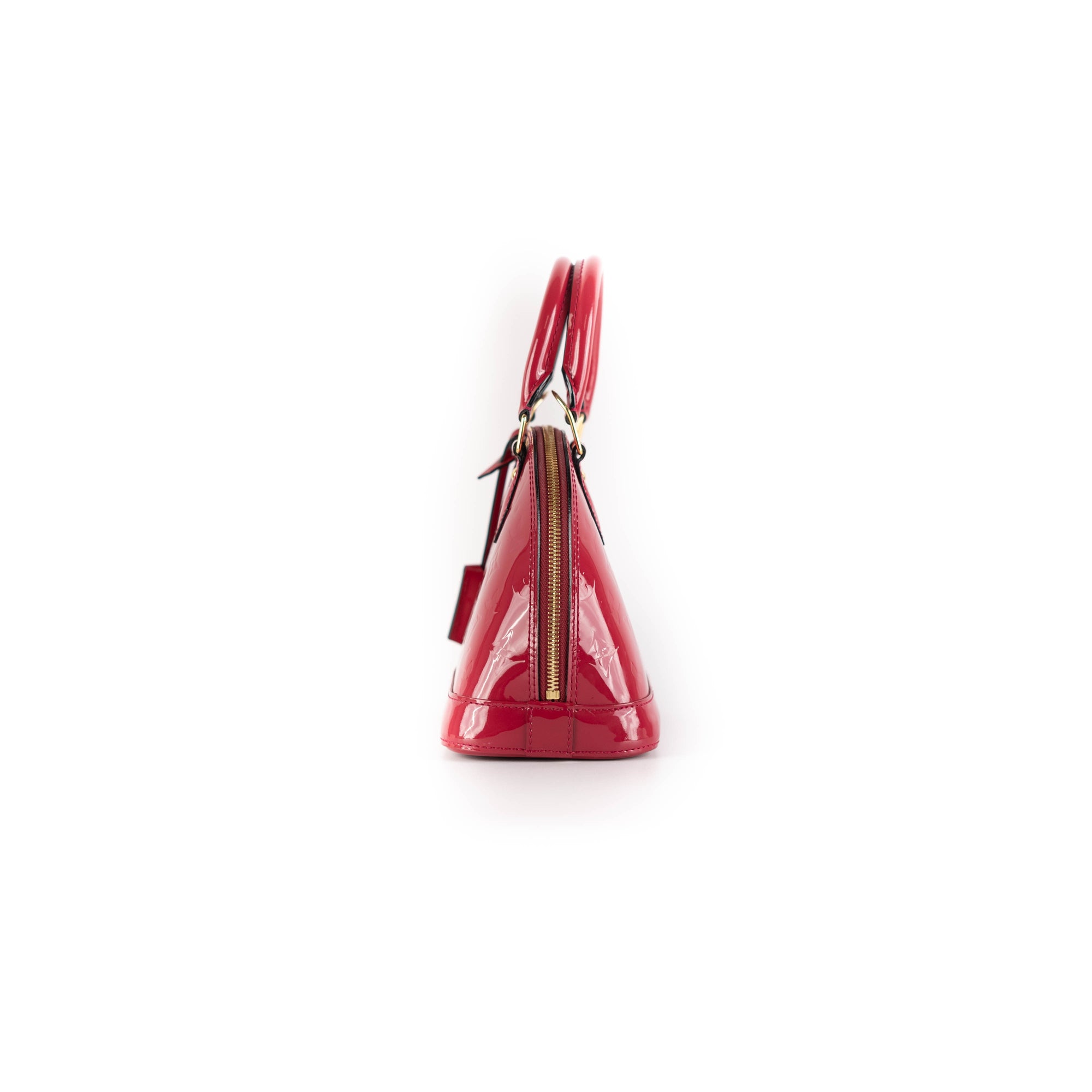Louis Vuitton Alma Bb Patent Red Bag - THE PURSE AFFAIR