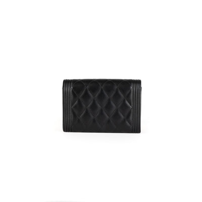 Chanel boy compact wallet