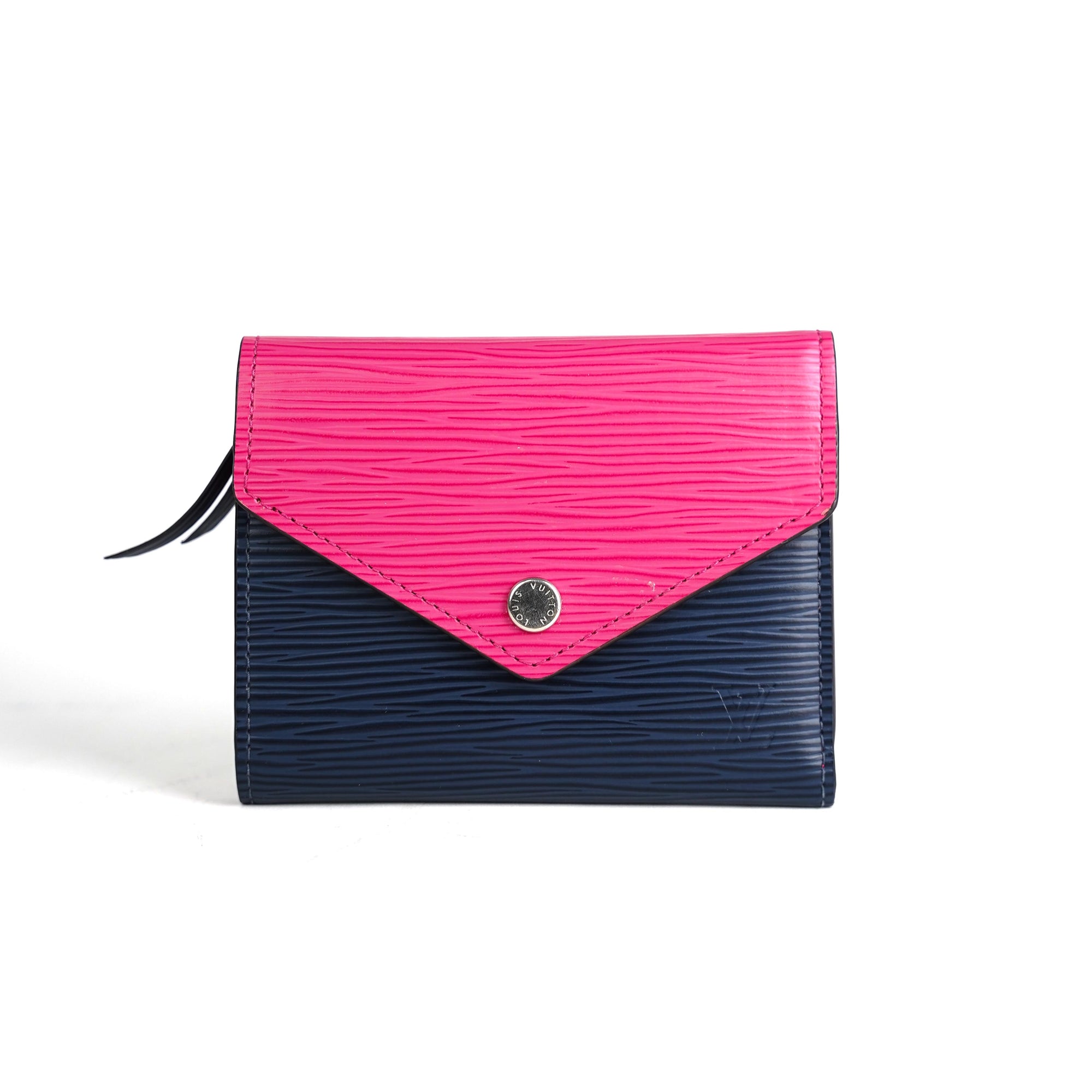 Louis Vuitton Epi Wallet Pink and Blue compact wallet AL hold - THE PURSE  AFFAIR