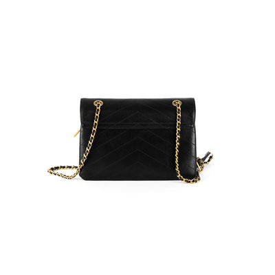 Chanel Chevron Calfskin Small Flap Bag