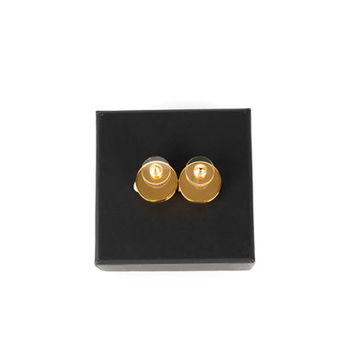 Chanel Gold/Resin Costume Jewellery Earrings