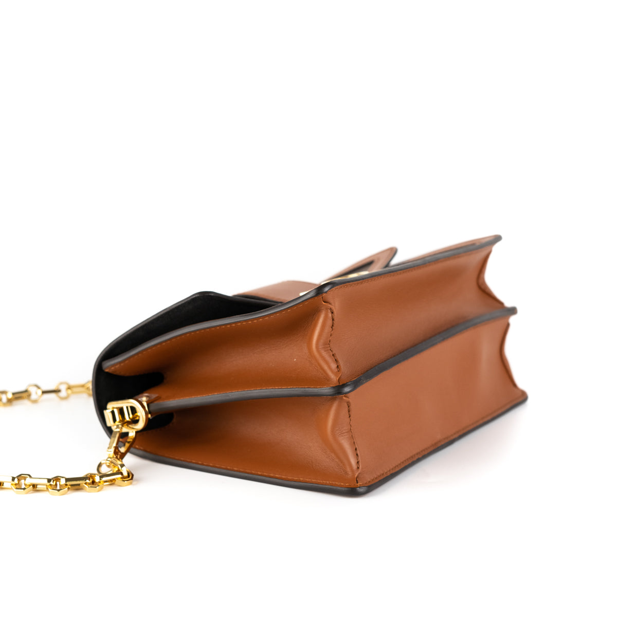 Louis Vuitton Monogram Reverse Dauphine MM Flap Crossbody Chain Bag s27lv93