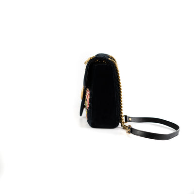 5537.Gucci Loved Marmont Small Bag Black