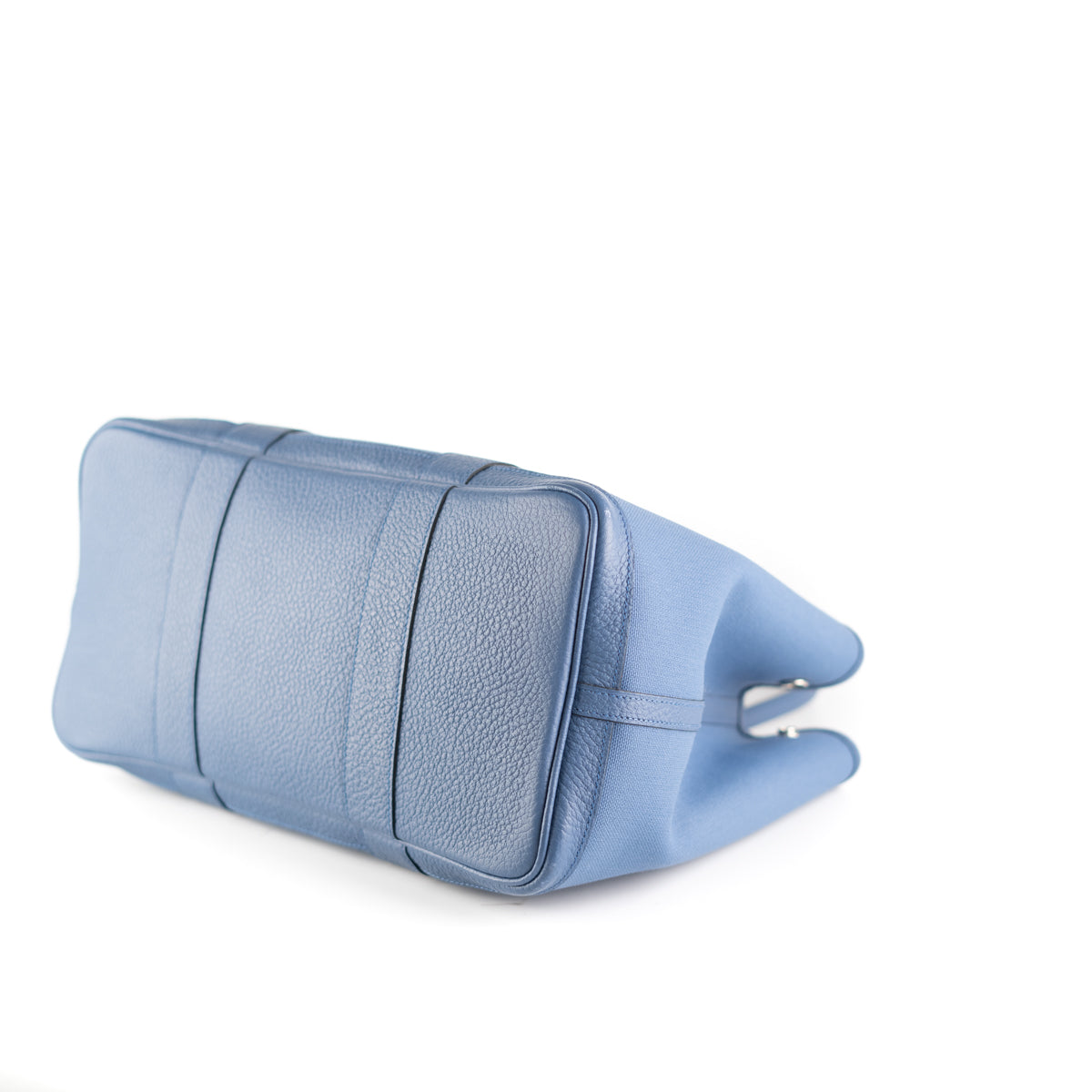 Hermès Garden Party 36 Bag Bleu de Prusse/Ecru Toile H/Negonda