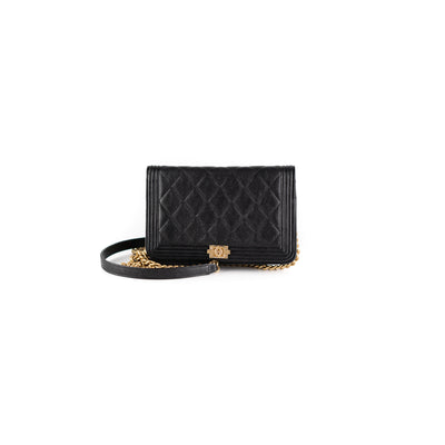 Chanel WOC Caviar Bag Black