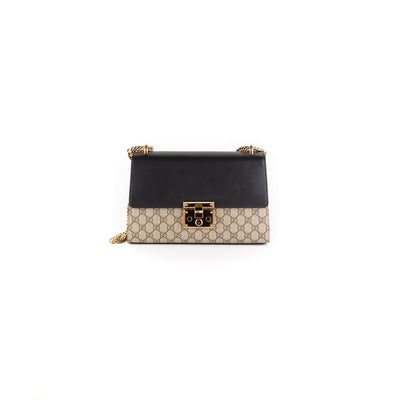 Gucci Supreme Monogram Small Padlock Shoulder Bag
