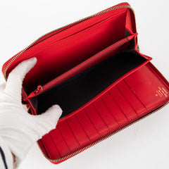 Gucci Supreme Star Zip around Wallet with Key Pouch Monogram