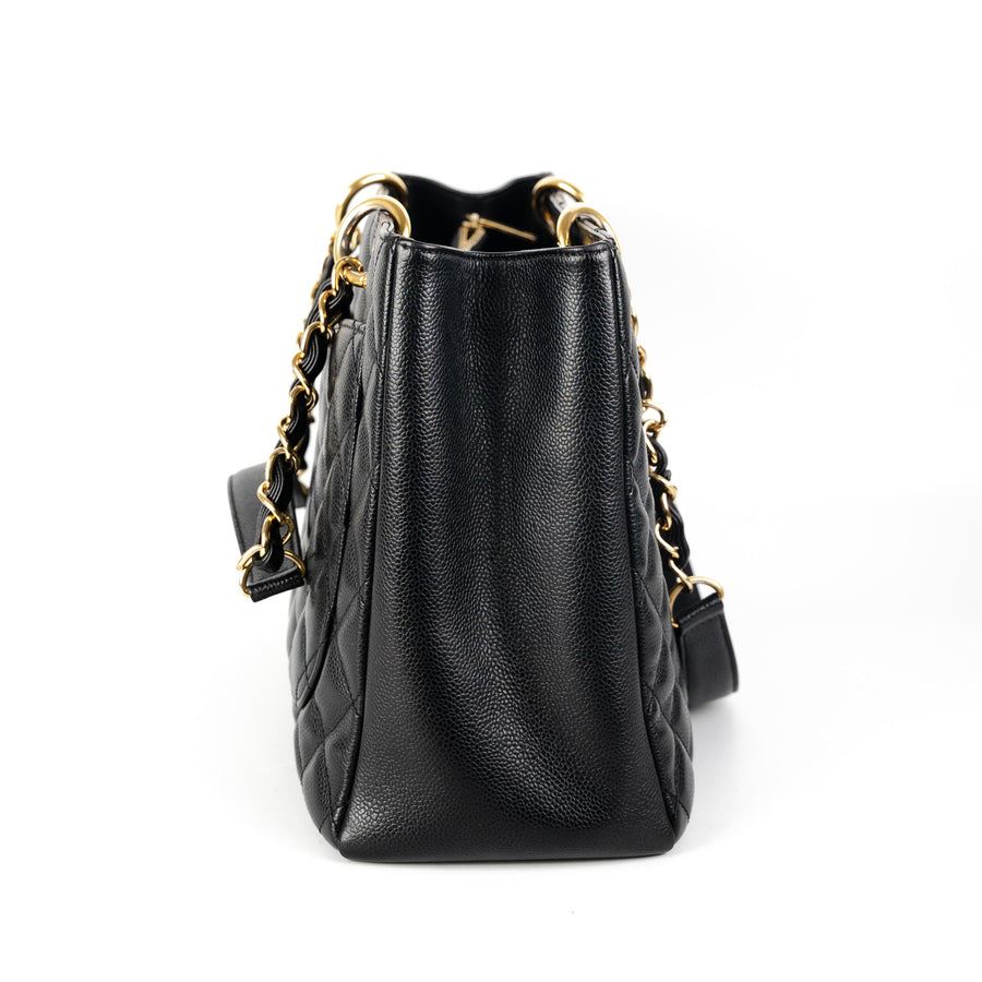 Chanel Grand Shopping Tote GST Bag Black