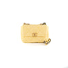 Chanel Tweed Medium 19 Flap Bag Yellow
