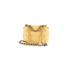Chanel Tweed Medium 19 Flap Bag Yellow