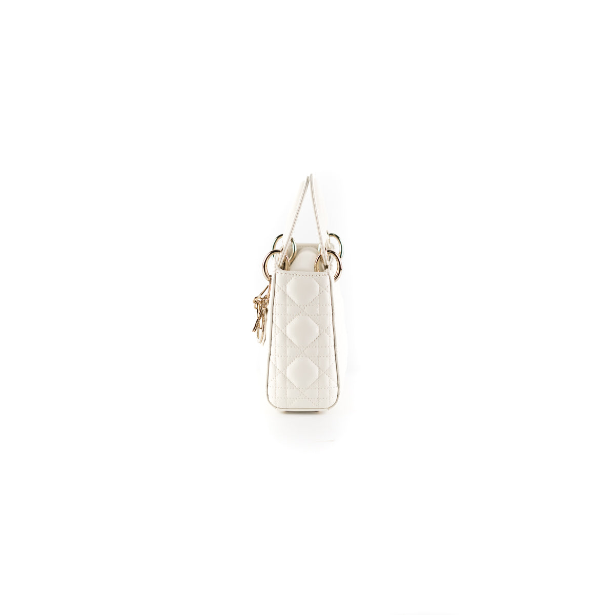 Dior Lady Dior Mini White Bag White March 2020 - THE PURSE AFFAIR