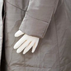 Louis Vuitton Striped Beige Coat - Size 38