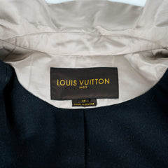 Louis Vuitton Striped Beige Coat - Size 38