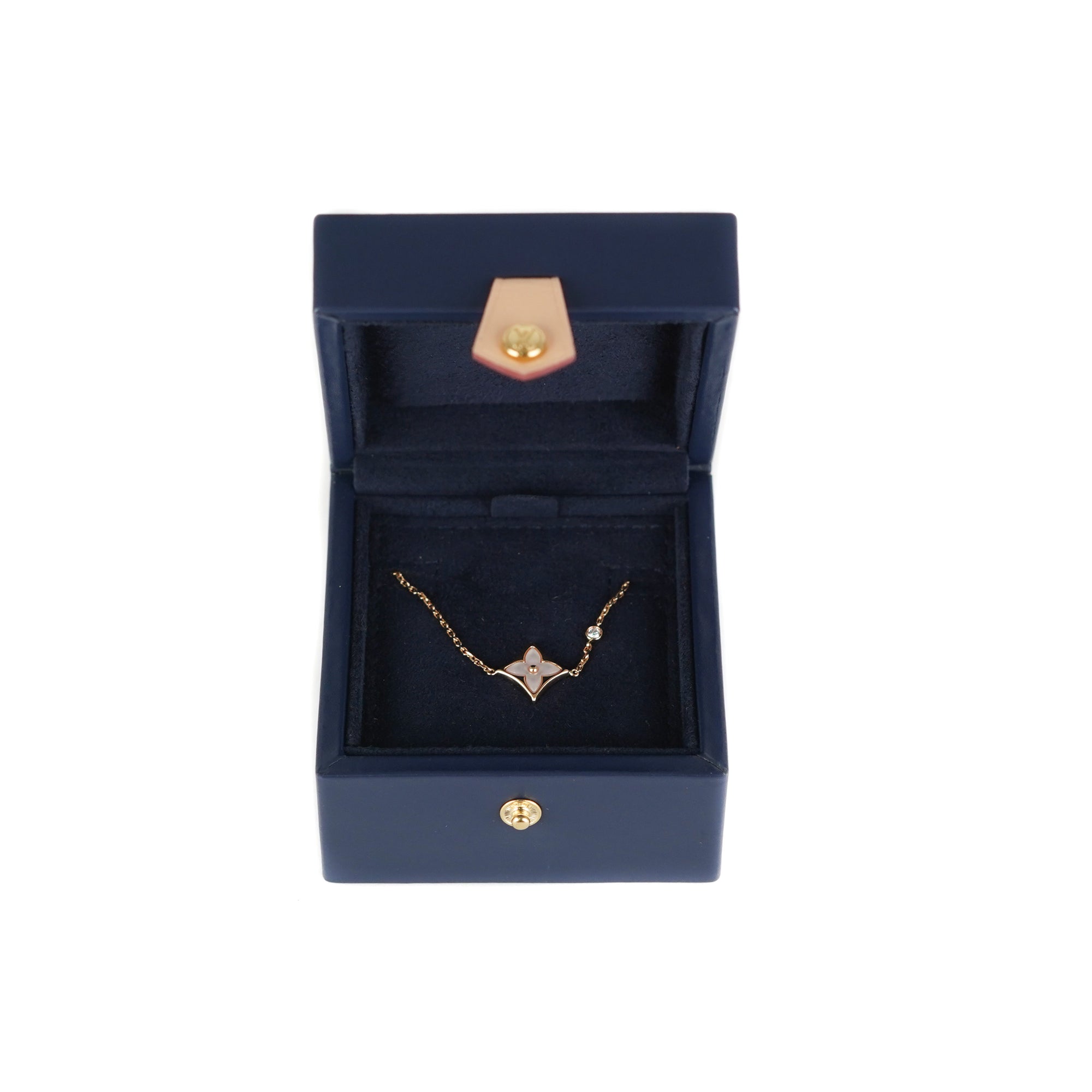 Louis Vuitton Idylle Blossom Pendant, Pink Gold and Diamonds. Size NSA