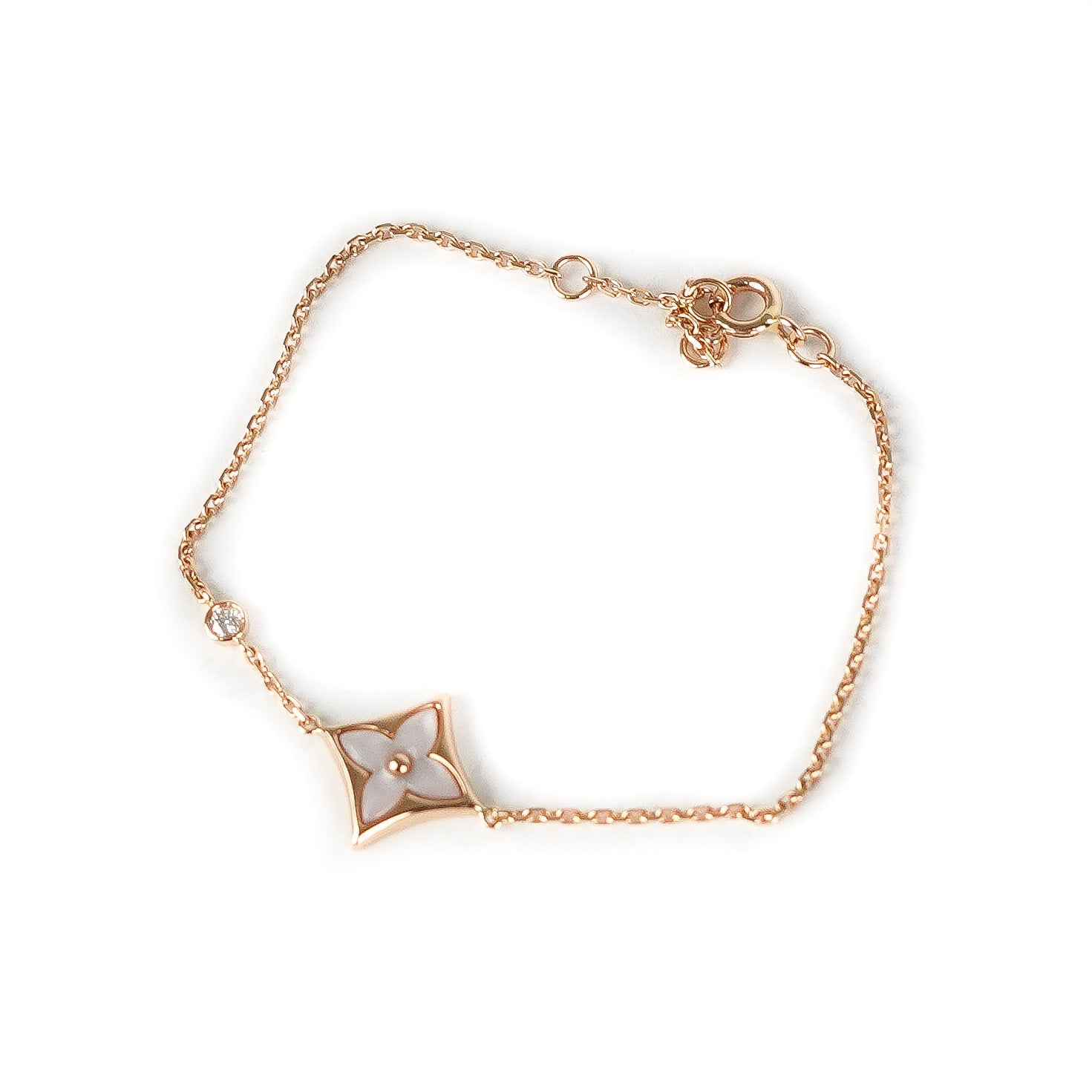 Louis Vuitton® Color Blossom BB Star Bracelet, Pink Gold, Pink  Mother-of-pearl And Diamond Pink. Size Nsa
