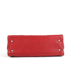 Chanel Shoulder Bag Caviar Red