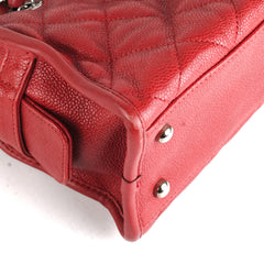 Chanel Shoulder Bag Caviar Red