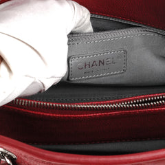Chanel Shoulder Bag Caviar Red